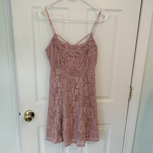 Mauve Lace Dress